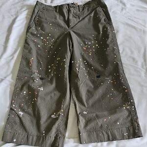 Polo Ralph Lauren SOLDIERS OLIVE Classic Fit Distressed Herringbone Pants